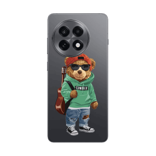 Oneplus 13 5G Summer Tedy Transparent Silicone TPU Θήκη